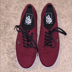 Vans Authentic Lo Top - Burgundy